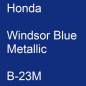 Preview: Honda, Windsor Blue Metallic, B-23M.